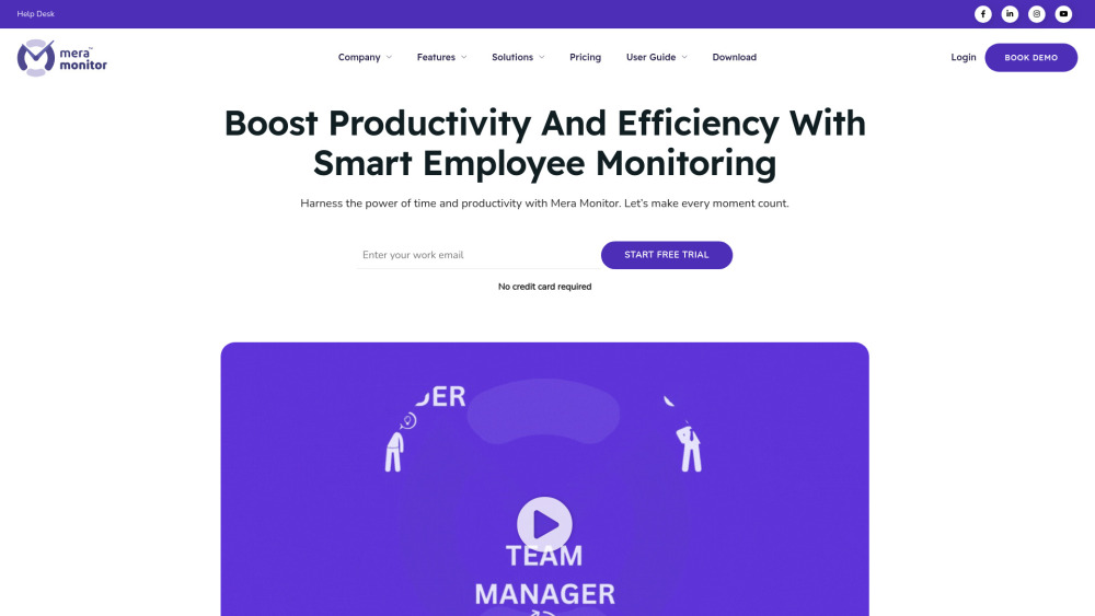 Mera Monitor: Track Workforce Productivity & Performance Analytics