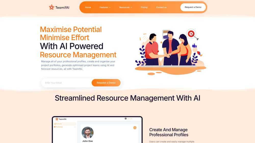 TeamifAI: AI-powered Resource Management for Professional Services Firms