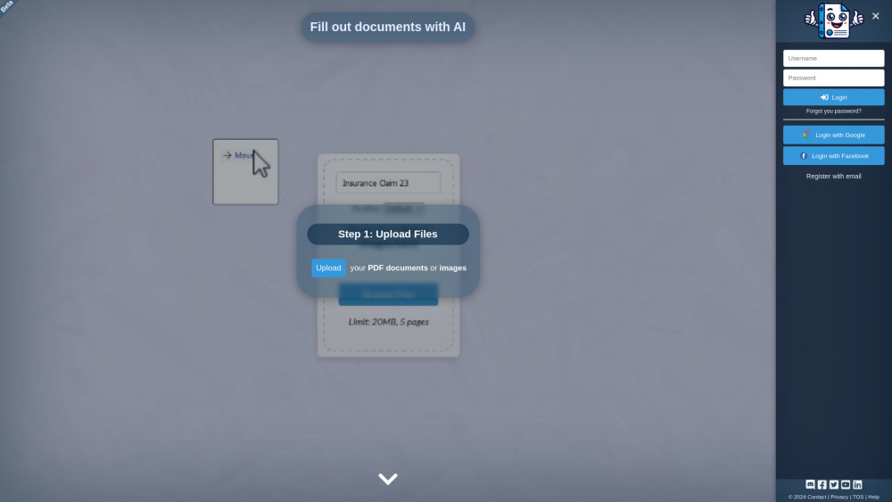 Docamine: AI Tool for Filling Out Unlabeled PDF and Image Documents