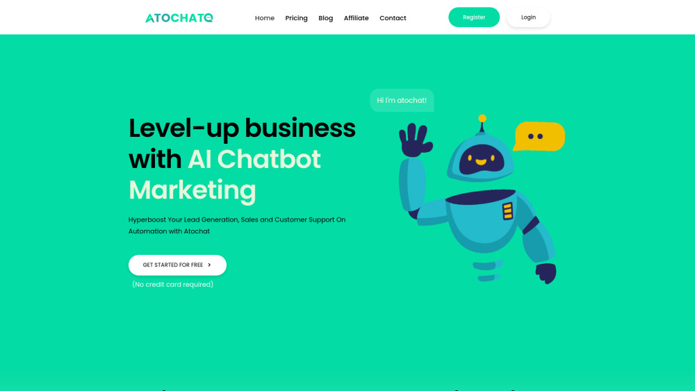 Atochat: AI Chatbot Platform for Lead Generation & Customer Support