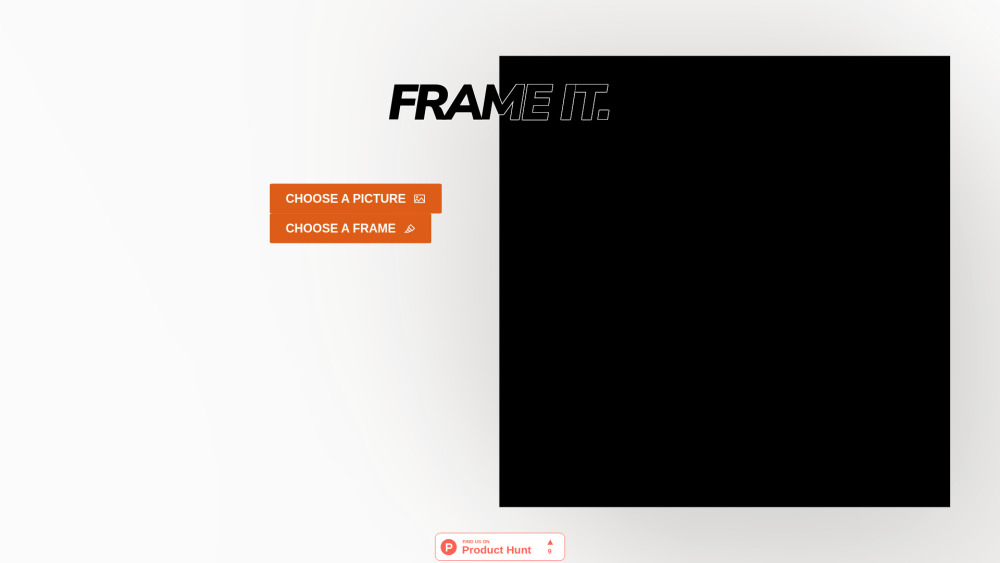 Frame It: Upload Photos & Frame Them for Easy Purchase Online