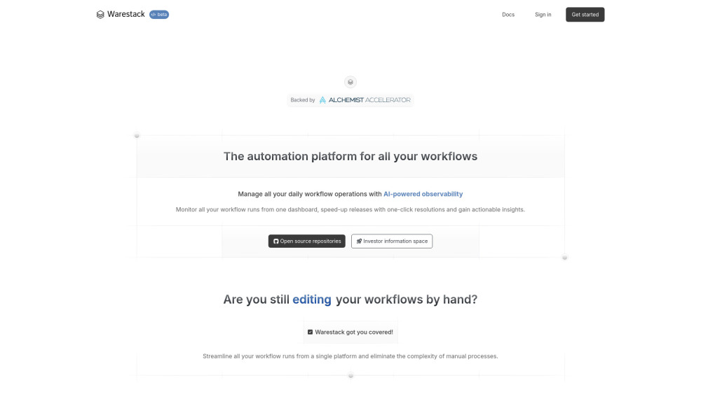 Warestack: AI Cloud Workflow Automation & Management Platform