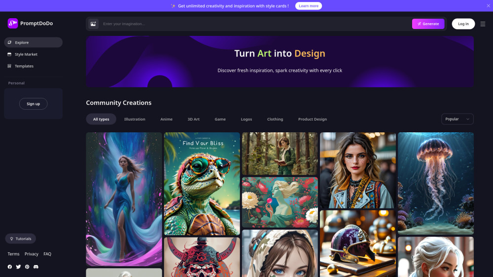 PromptDoDo AI: Transform Art into Custom Designs with AI Power