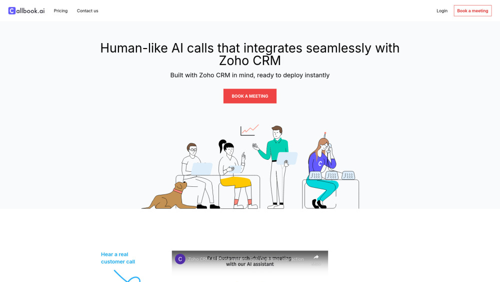 Callbook.ai: AI Phone Integration for Zoho CRM Automation