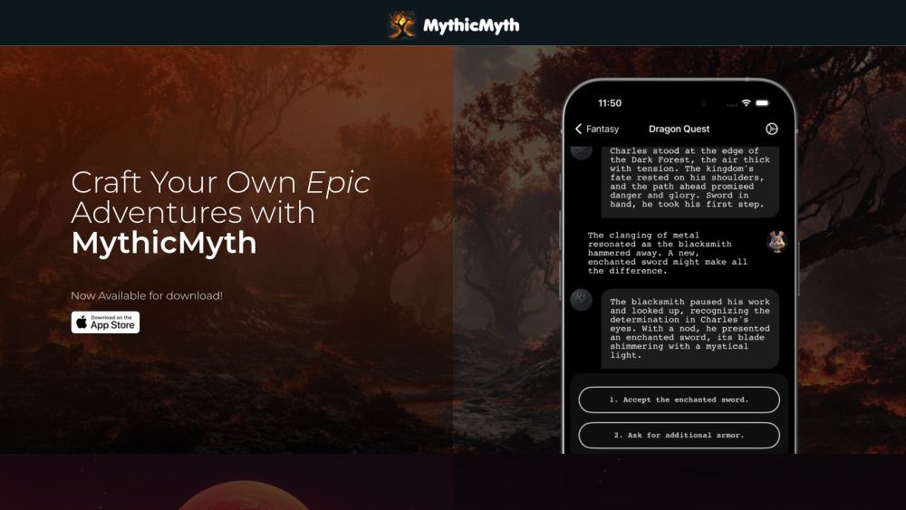 MythicMyth: AI-Driven Storytelling Personalized Based on Your Choices