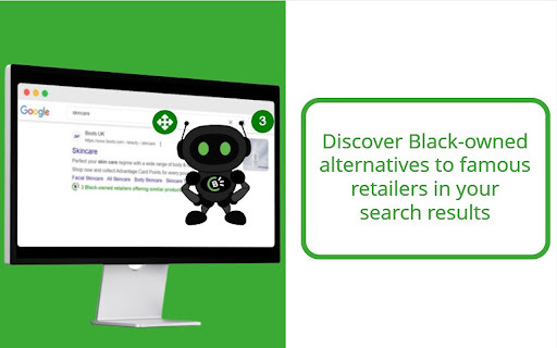 Cashblack A.F.R.O.B.O.T - Chrome Extension: AI for Black-owned Alternatives