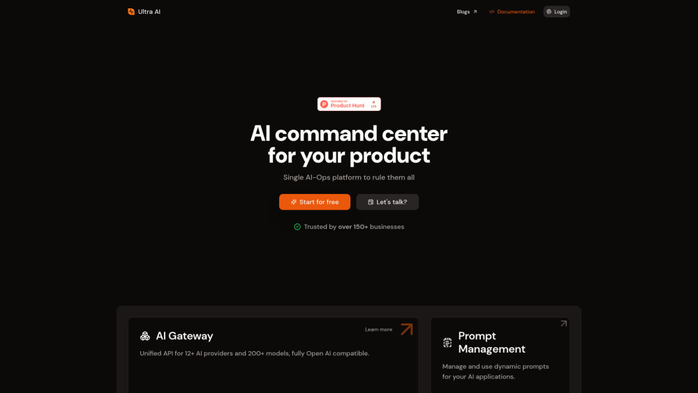 Ultra AI: Centralized Management for Multi-Provider Services