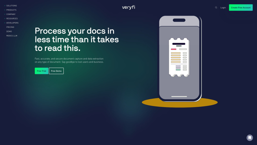 Veryfi OCR API: Fast Data Extraction from Invoices & Receipts