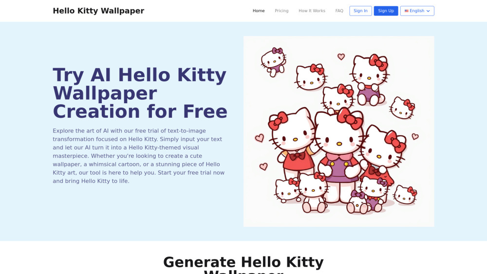 Hello Kitty Wallpapers: Cute AI Designs for All Your Devices