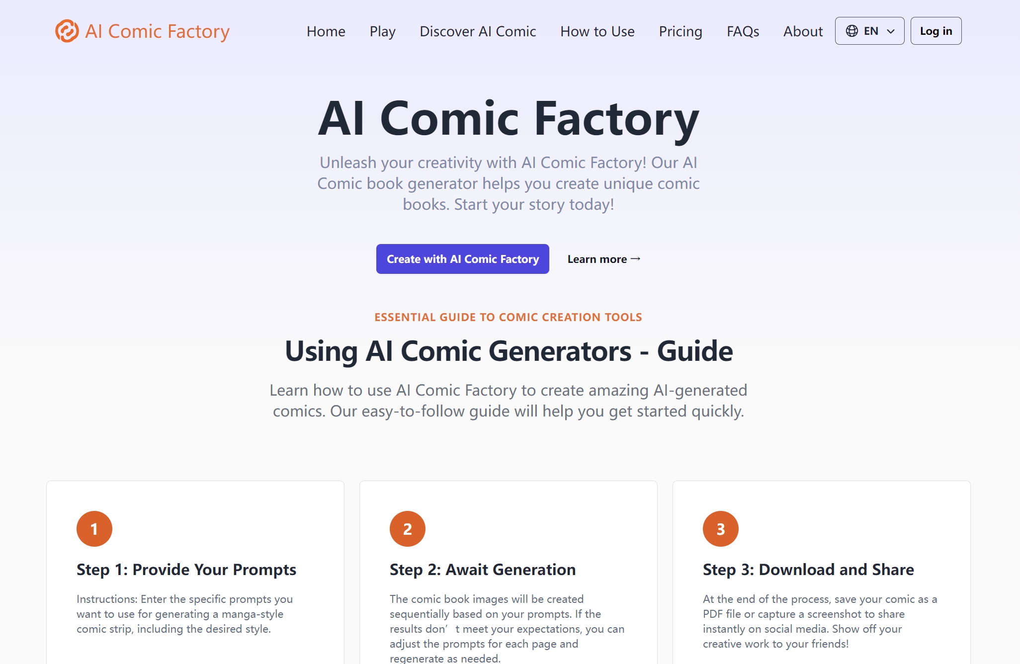 AI Comic Factory: Unleash Creativity with Our AI Comic Book Generator!