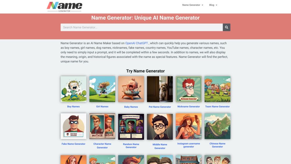 Name Generator : Create Unique Names with Meanings & Origins