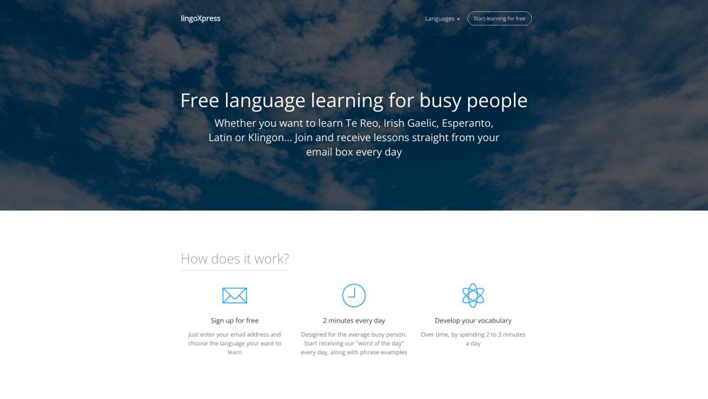 lingoXpress: Learn Rare & Fictional Languages in Just 2 Minutes Daily