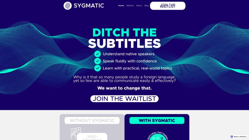 Sygmatic - Conversational Language Learning: Master Fast Speech & Slang