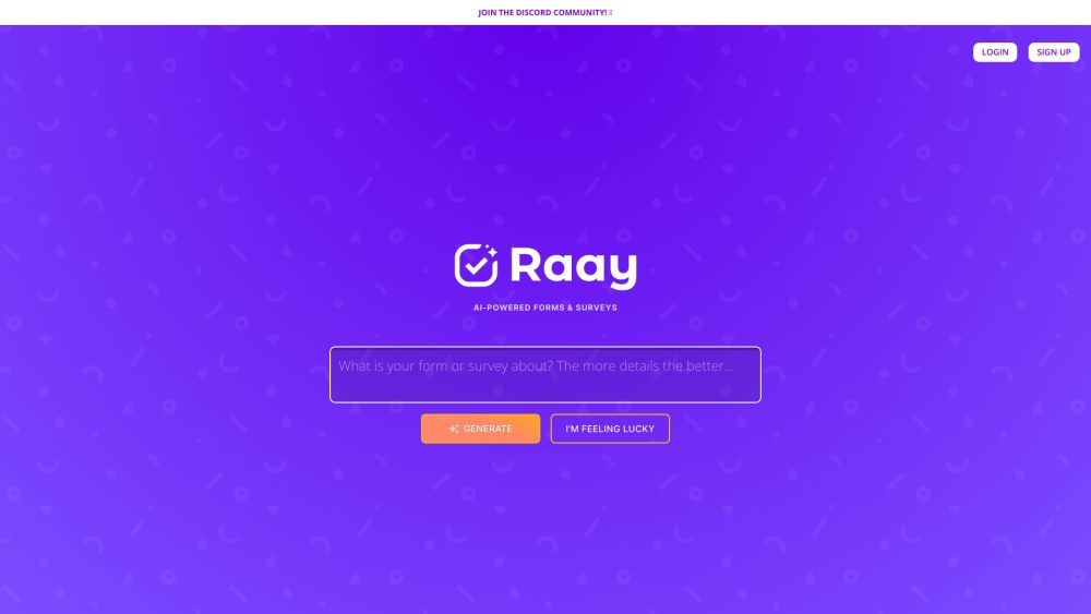 Raay: AI-Powered Forms & Surveys for Actionable Insights