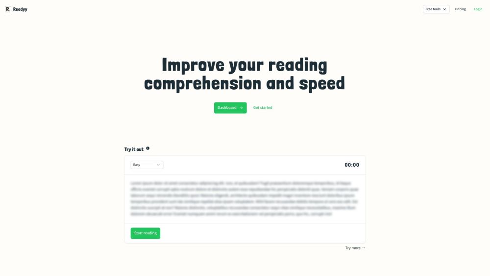 Readyy: AI App for Reading Practice, Speed Training & Skill Comparison