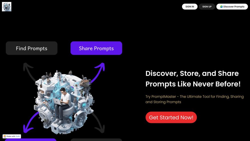 Prompt Masters: Discover, Store, and Share AI Prompts Effortlessly