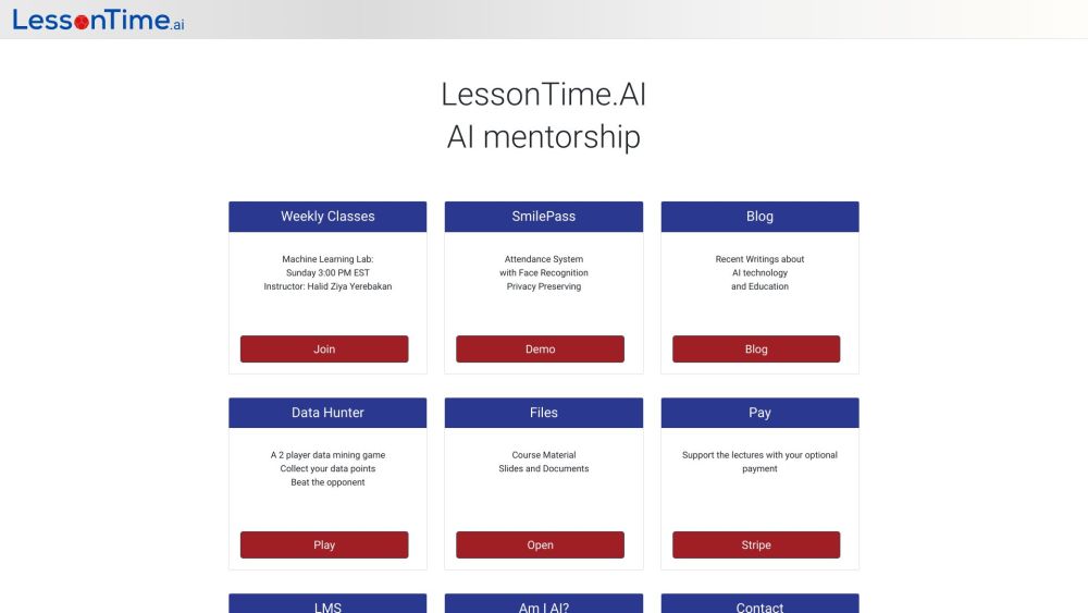 LessonTime.AI : Smart AI Mentoring for Student Success