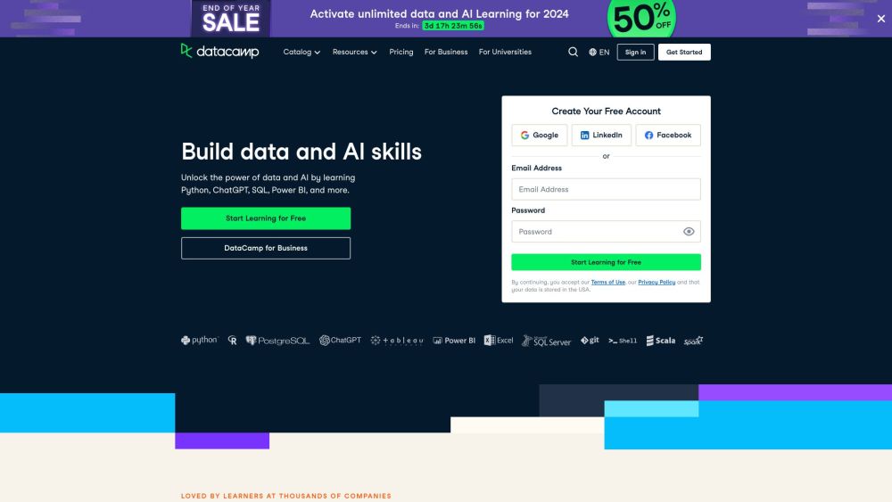 DataCamp: Learn Data Science & AI Online at Your Own Pace