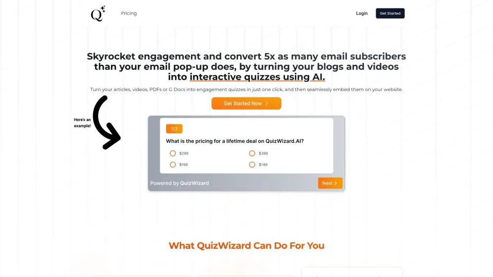 QuizWizard: Simplify Content Quizification for Engaging Learning