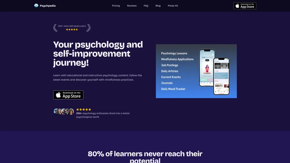 Psychpedia: AI-Powered Psychology & Mindfulness for Wellbeing