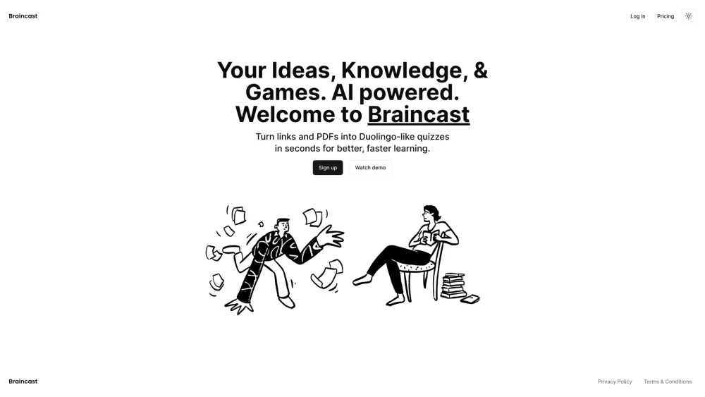 Braincast: Learn & Grow with Customized Quizzes for Personal Growth