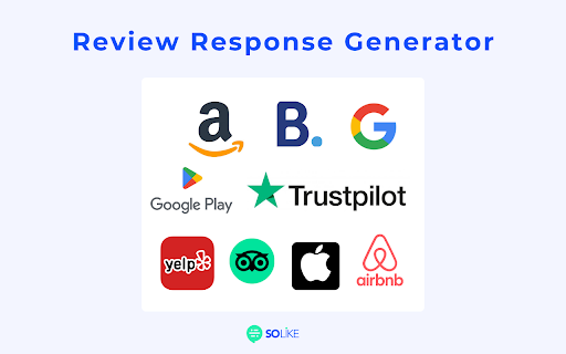 SoLike Review Response Generator : AI-Powered Replies Instantly