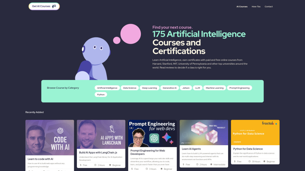 Get AI Courses : Your Hub for Top Artificial Intelligence Training