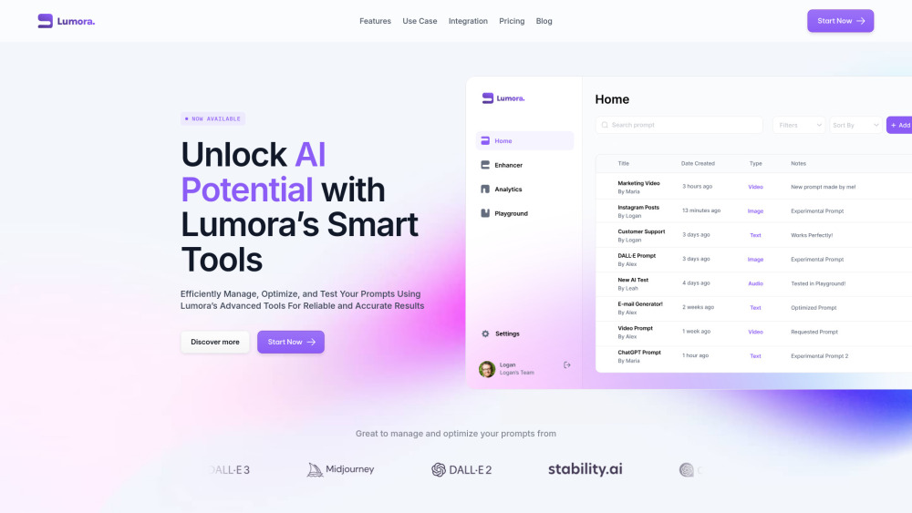 Lumora: AI Prompt Optimization & Management Tool