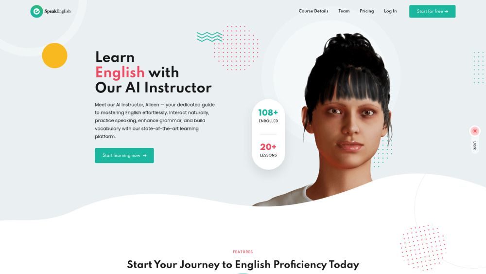 SpeakEnglishAI : AI-Powered Learning with Personalized Lessons