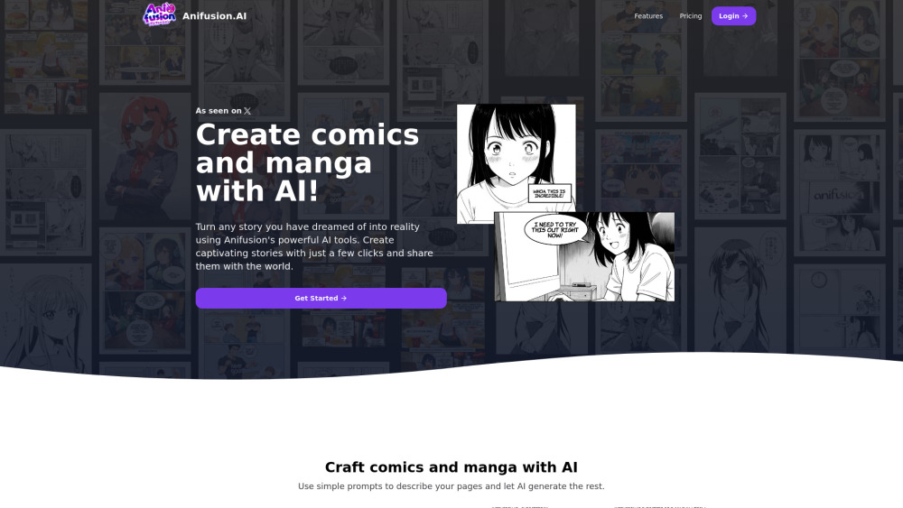 Anifusion: AI Tool for Effortless Comic and Manga Creation