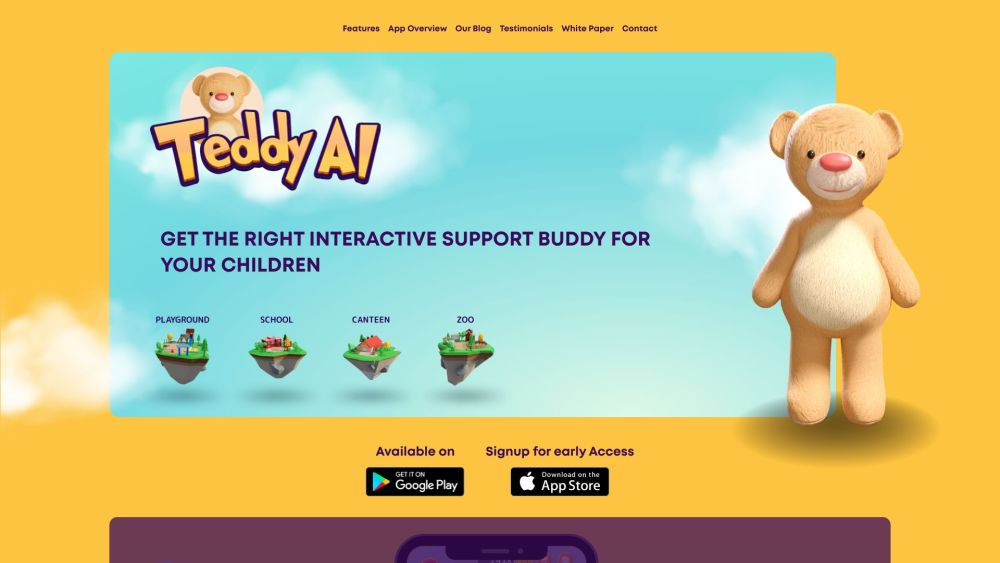 Teddy AI: Interactive Study Buddy for Children