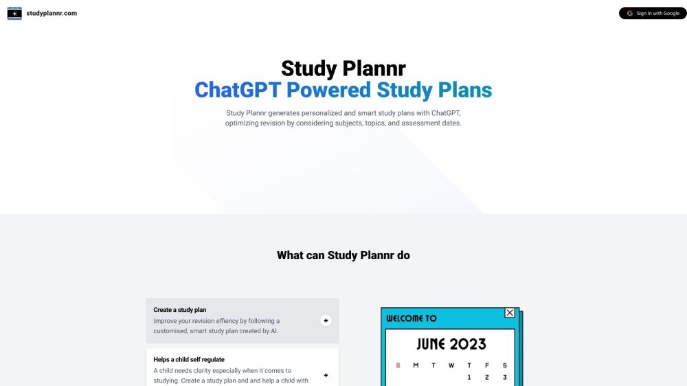 Study Plannr: AI-Optimized Study Plans