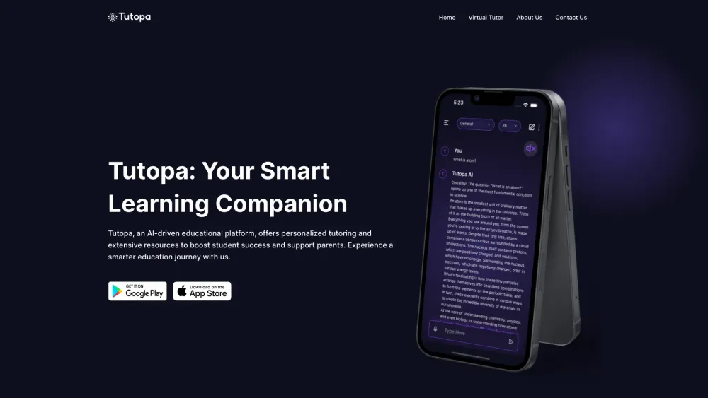 Tutopa: Boost Student Success with Personalized Tutoring