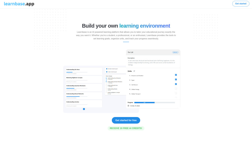 Learnbase: Personalized AI Learning Platform