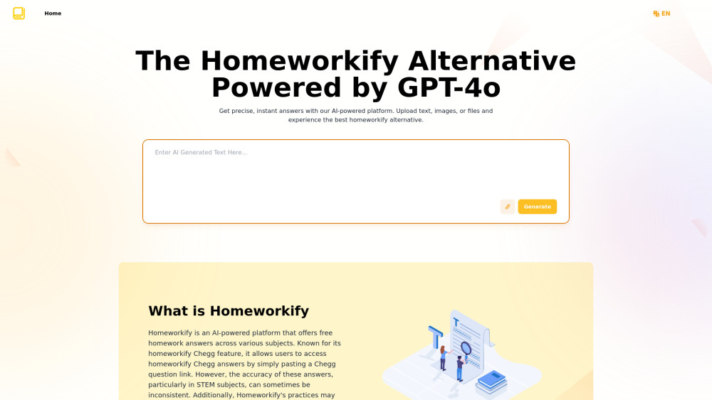 Homeworkify.im : AI-Powered Homework Assistance Platform