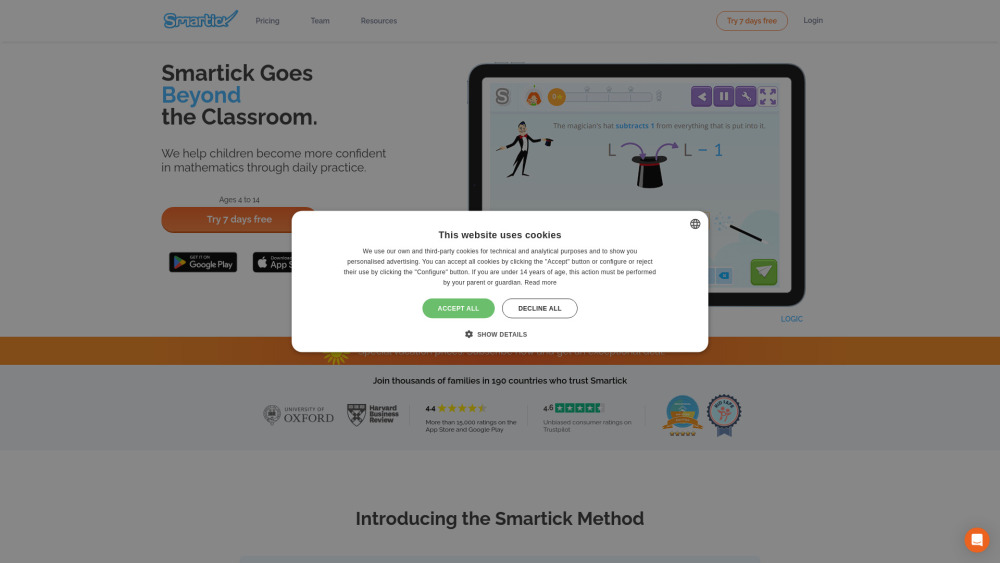 Smartick | Online Elementary Math : Personalized Learning