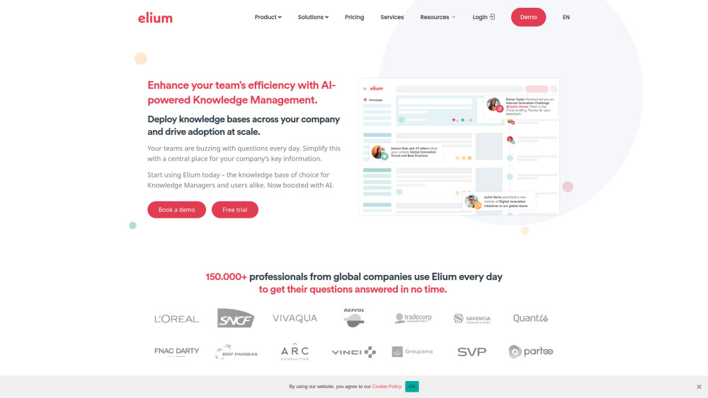 Elium: Knowledge Sharing Platform for Collective Intelligence