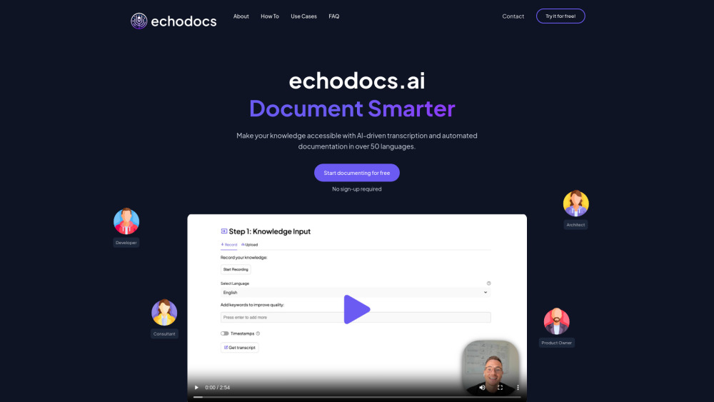 echodocs.ai : AI Transcription & Documentation Tool