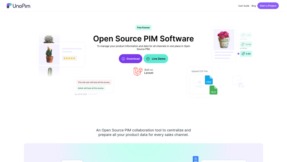 UnoPim: Open-Source PIM System for Product Information Management