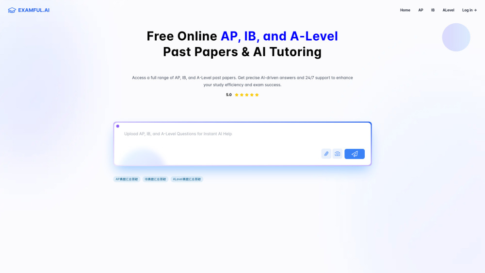 Examful.ai: Free Past Papers & AI Tutoring