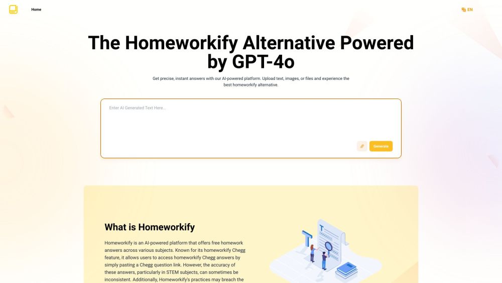 Homeworkify.im : Master Homework with GPT-4o : Use cases, Pricing,  Reviews, Core features, alternatives