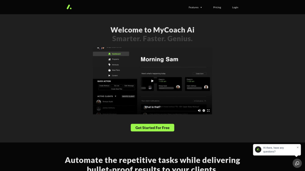 MyCoach Ai : Use cases, Pricing,  Reviews, Core features, alternatives