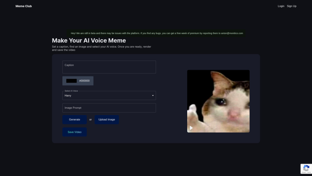 Meme Club Co: AI Voice Memes Creator & Generator : Craft Viral Audio Easily