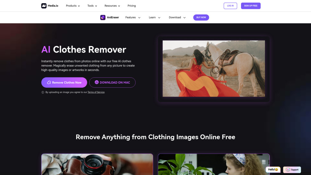 AI Clothes Remover : Smart Online Tool, Pricing, Reviews, Features