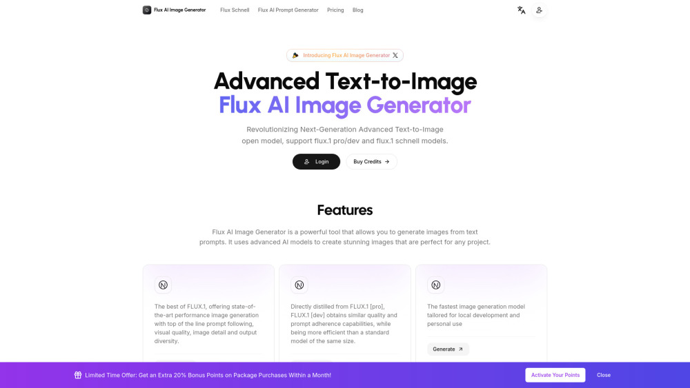 Flux AI Image Generator : AI-Powered, Affordable, Top Features & Reviews