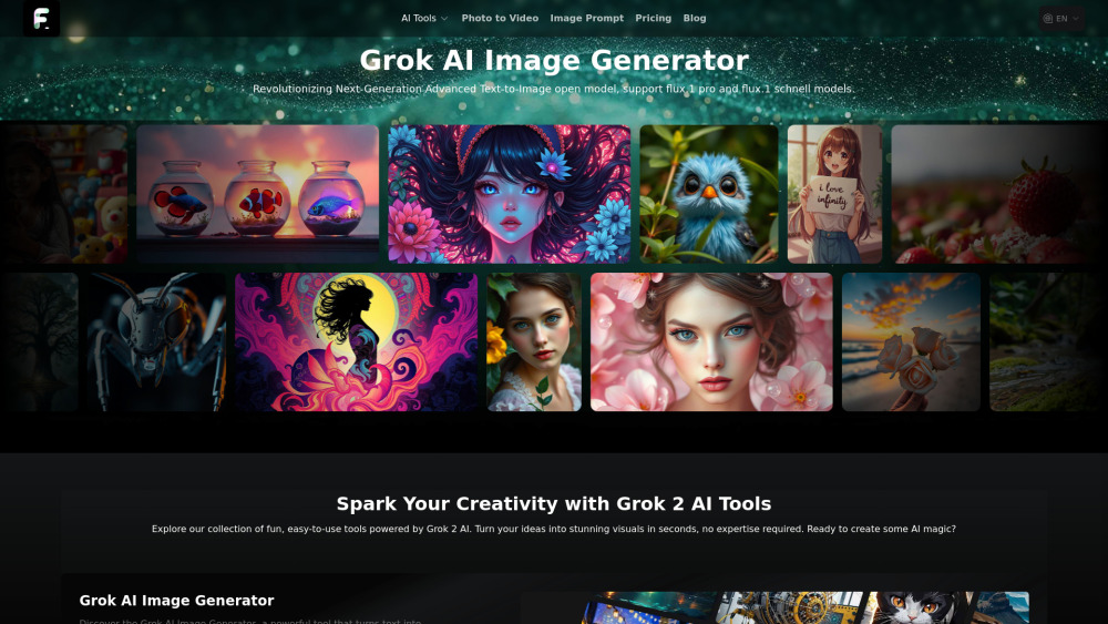 Grok AI Image Generator: Text-to-Image, Use Cases, Pricing, Reviews