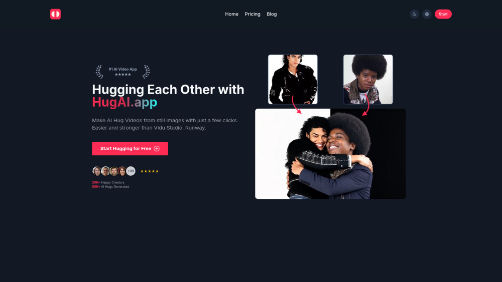 Hug AI : Transform Photos, Heartfelt Videos, Pricing, Reviews, Features