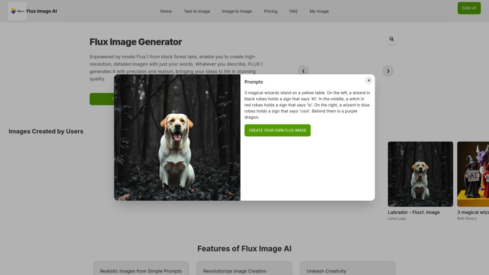 Flux Image AI : Text to Images, Use Cases, Pricing, Reviews