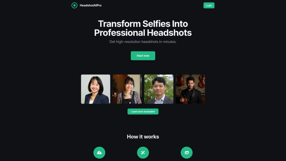 HeadshotAIPro : AI-Powered Photo Transformation, Customization, Editing