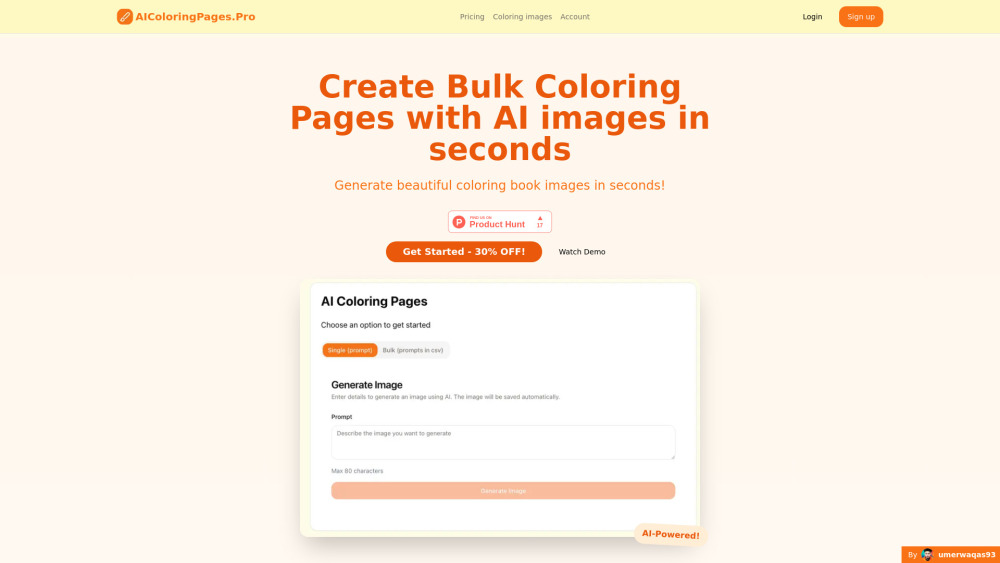 AIColoringPages : AI-Generated Coloring Pages, Features, Pricing, Reviews
